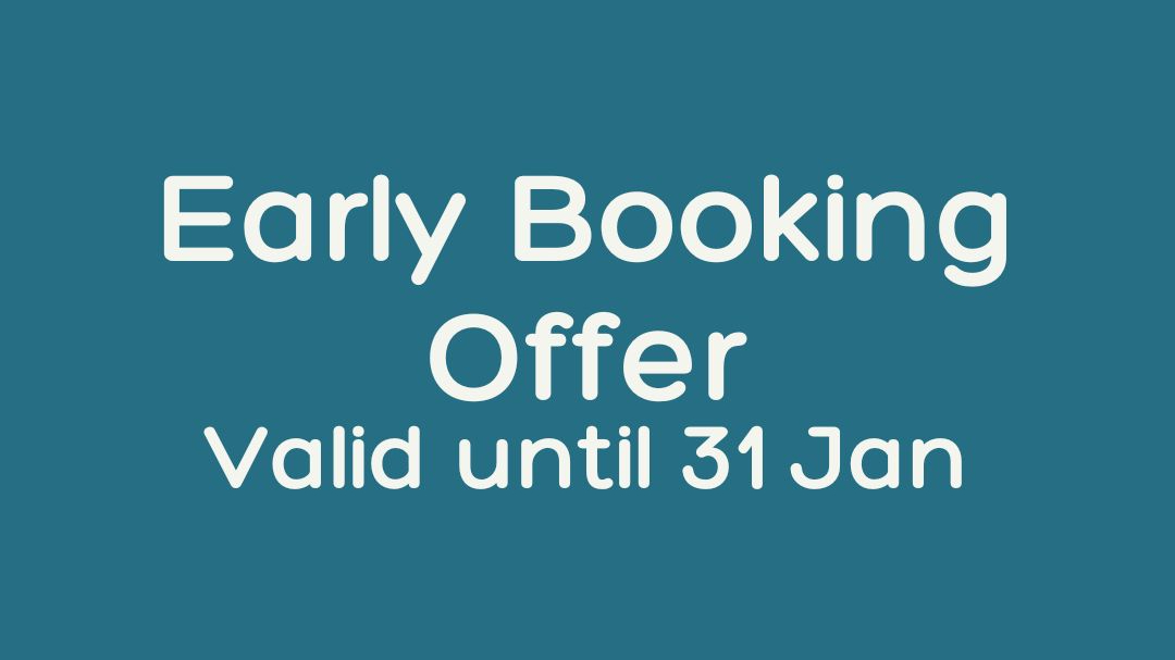 Early Booking Discount – Save 5% on New Bookings!